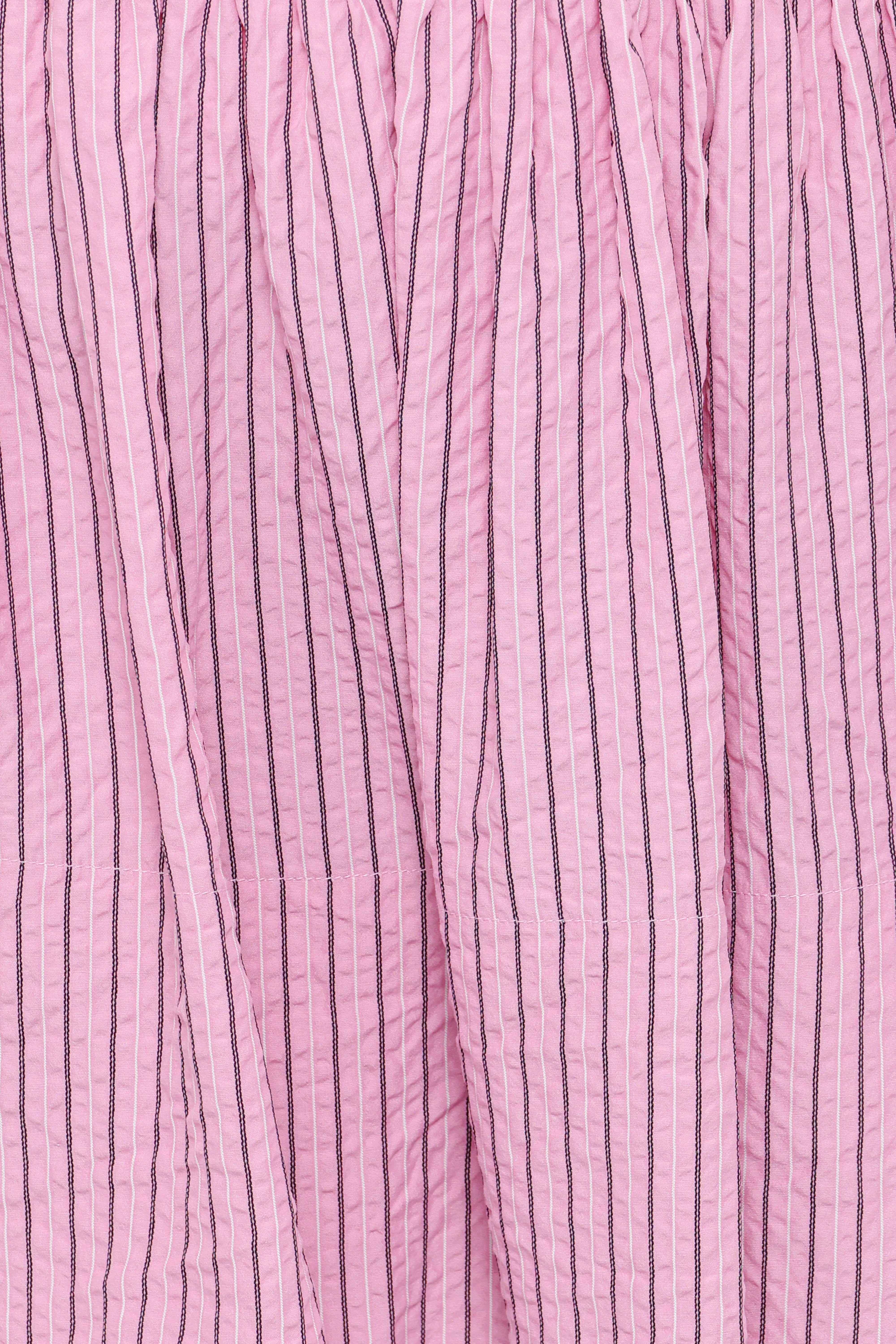 Domitia Mini Aline Skirt Pink White Stripe