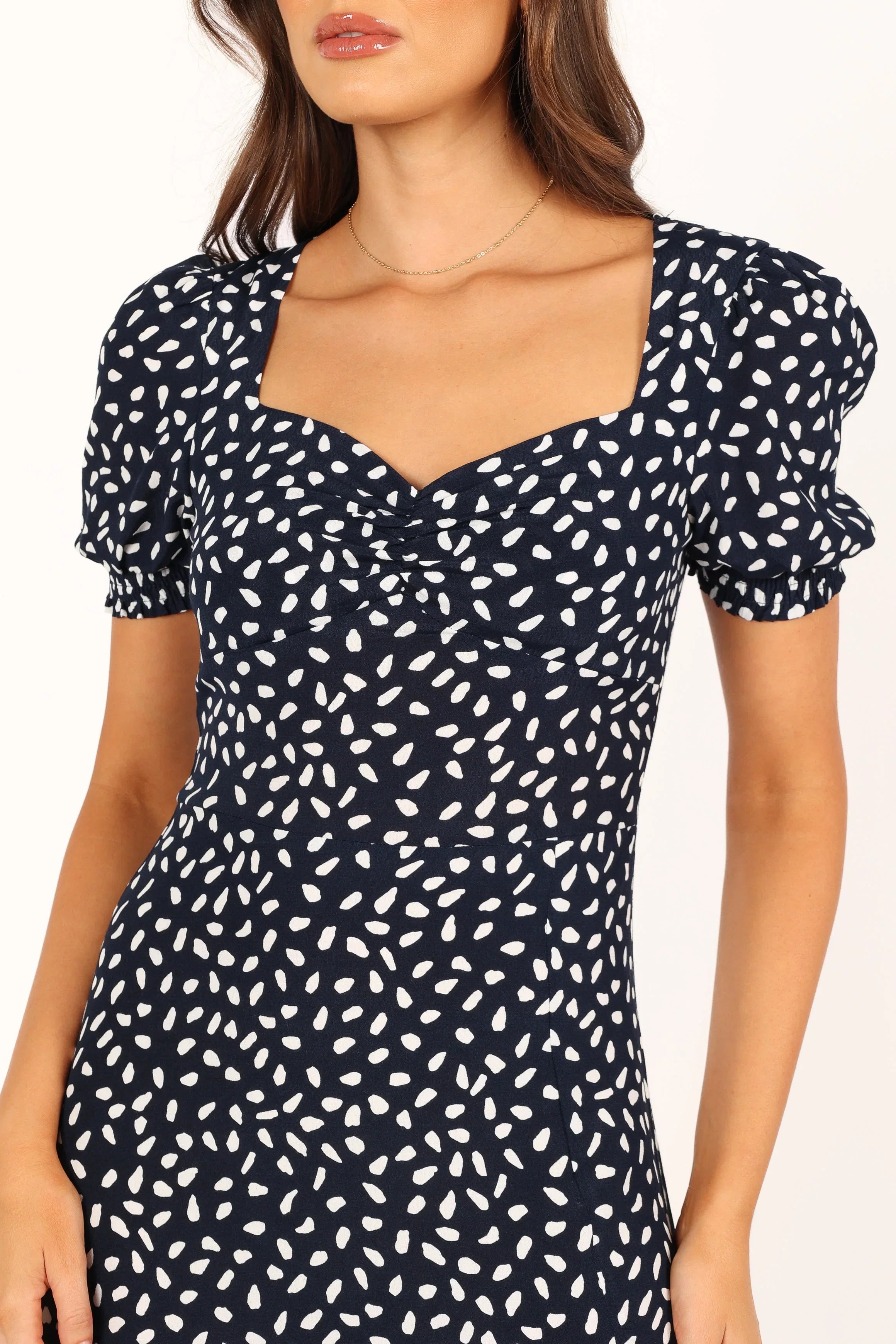 Franklin Dress Navy Print