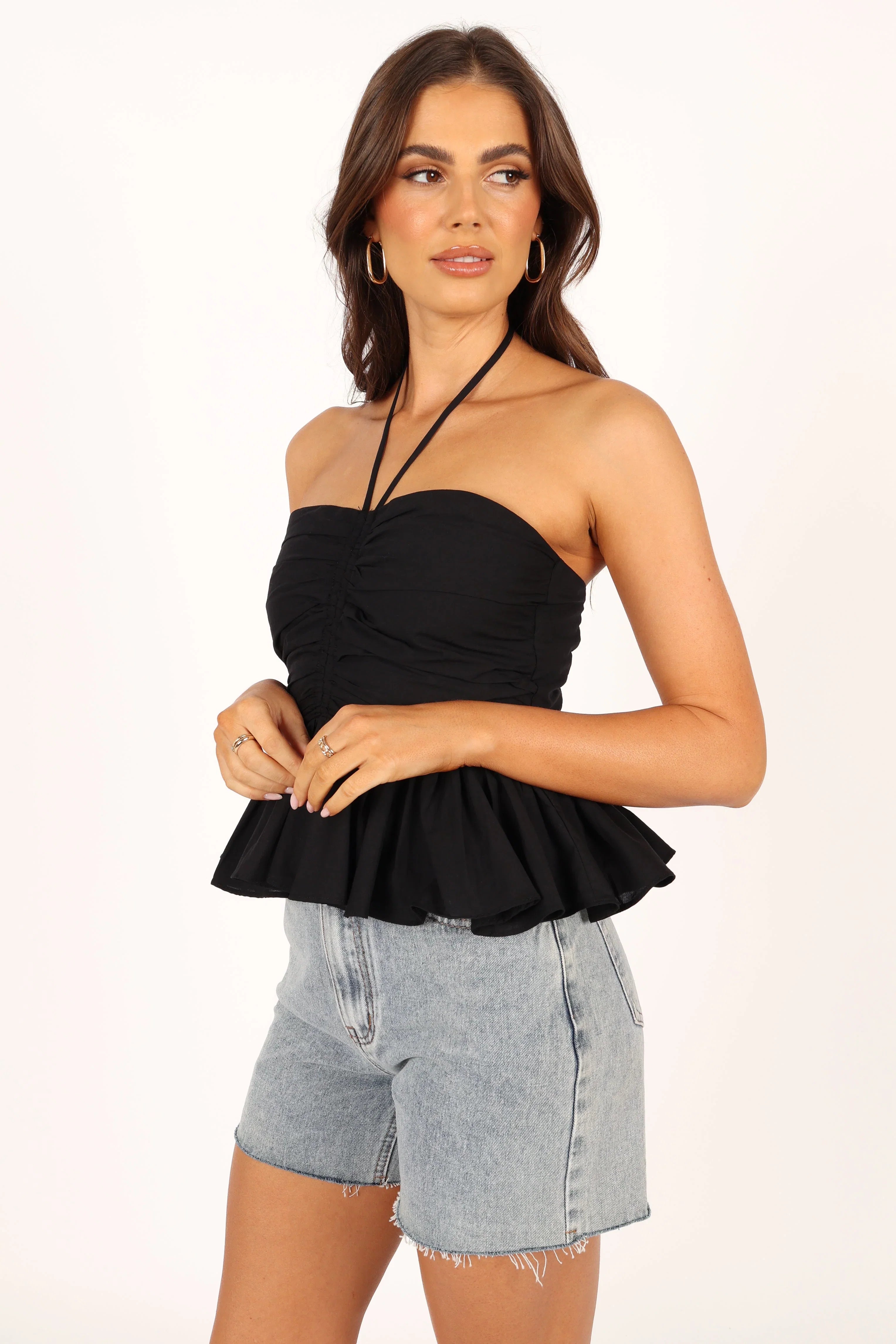 Dede Halter Top Black
