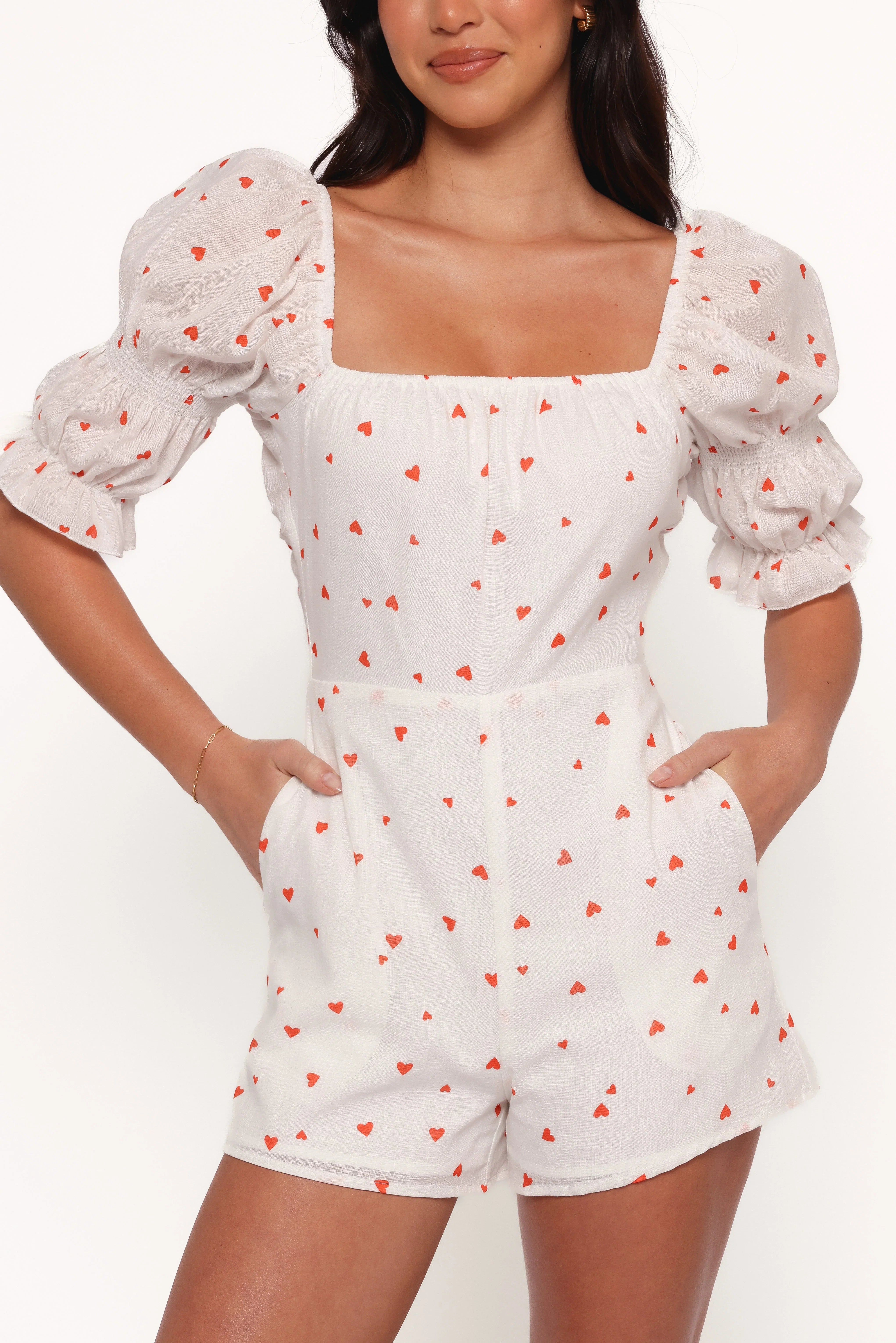 Emerson Romper Ditsy Heart
