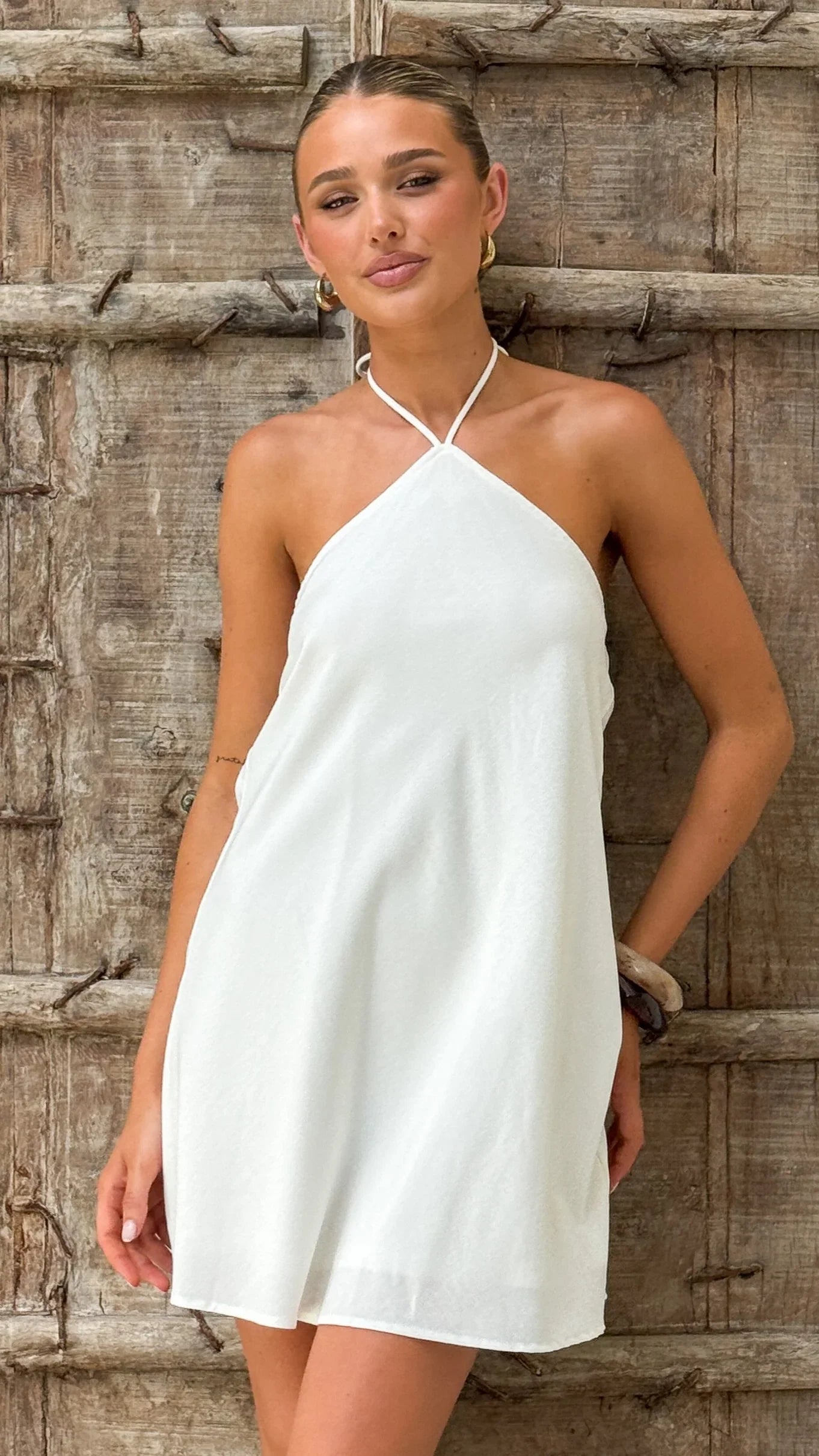 Alita Mini Dress White