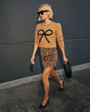 Only Yours Lace Bow Pullover Sweater