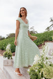 Mapleton Maxi Dress Sage Green Lace