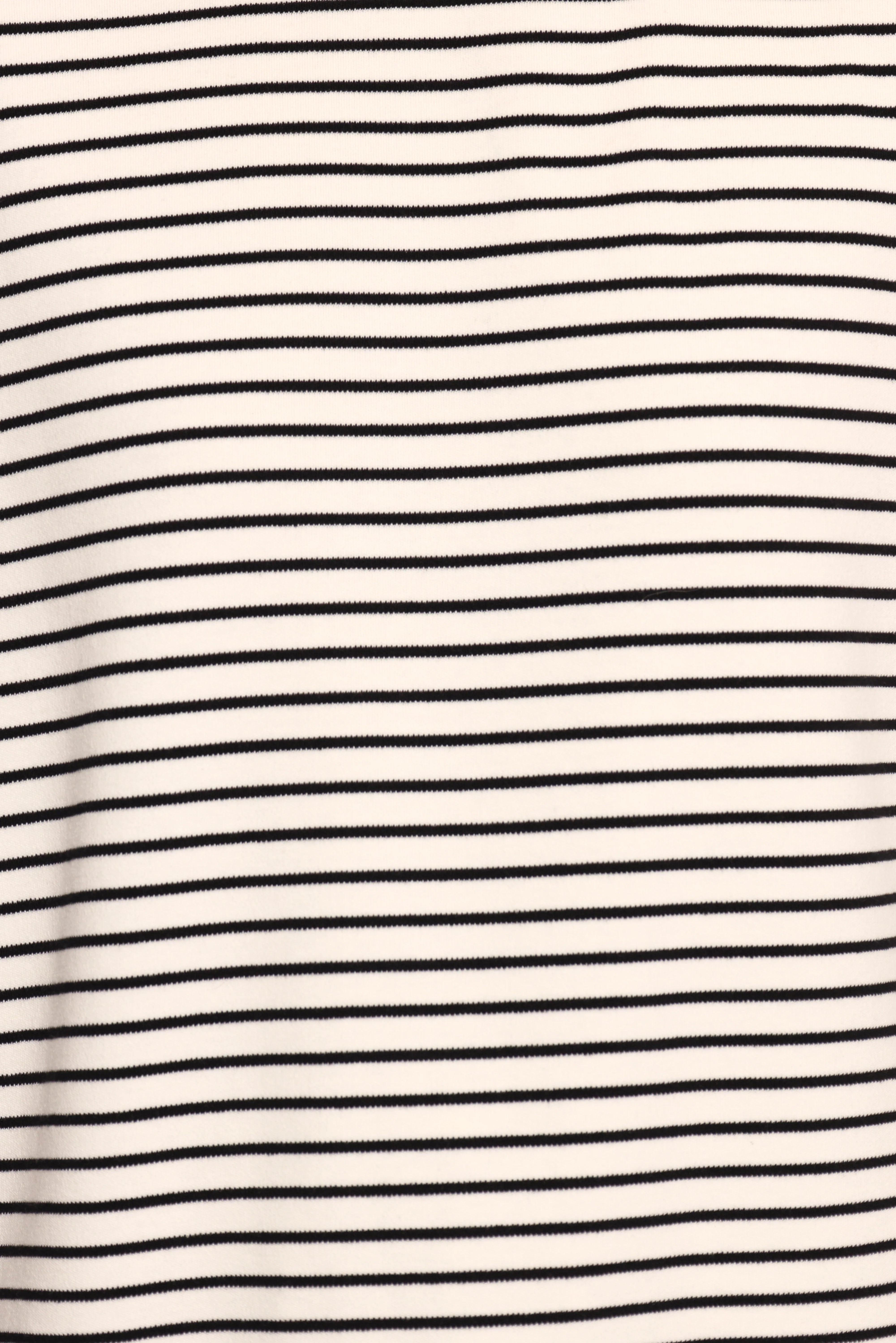 Wilda Oversized Tee White Black Stripe