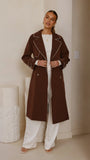 Blanca Trench Coat Espresso