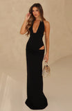 Twilight Temptation Maxi Dress Black