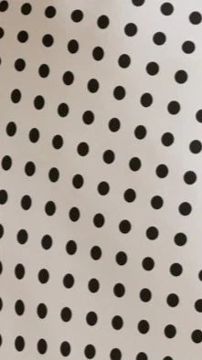 Daphne Maxi Dress Cream Polka