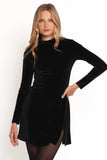 Taylor Velvet Mini Dress Black