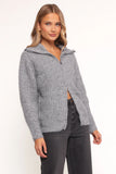 Miffy Zip Through Cardigan Grey