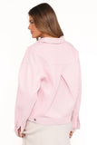 Larosa Denim Jacket Dusty Pink
