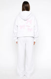 Daydreamers Madeline Wide Leg Sweatpants Grey Marle