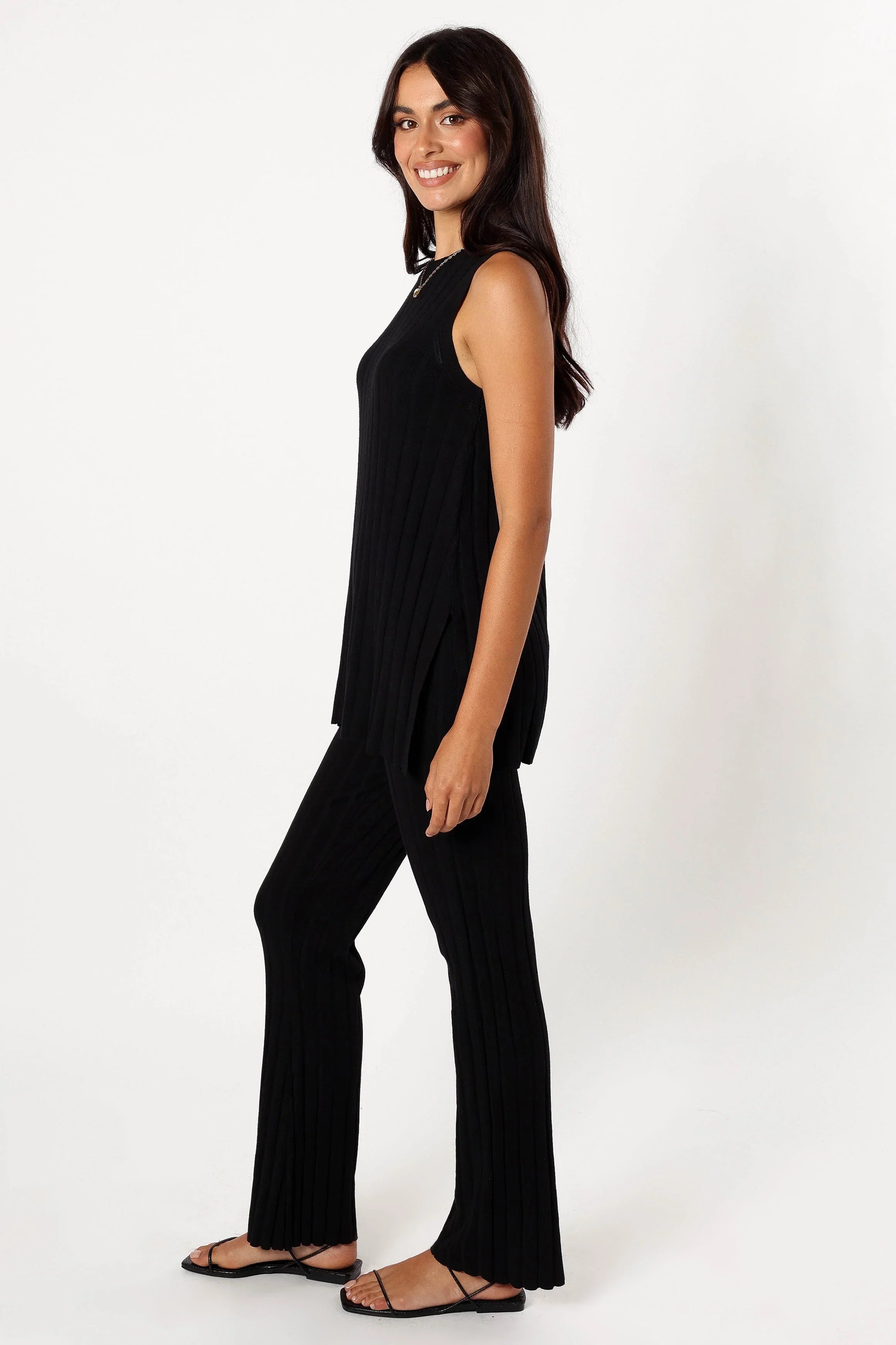 Silvie Knitted Set Black