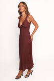 Shyla Midi Dress Brown