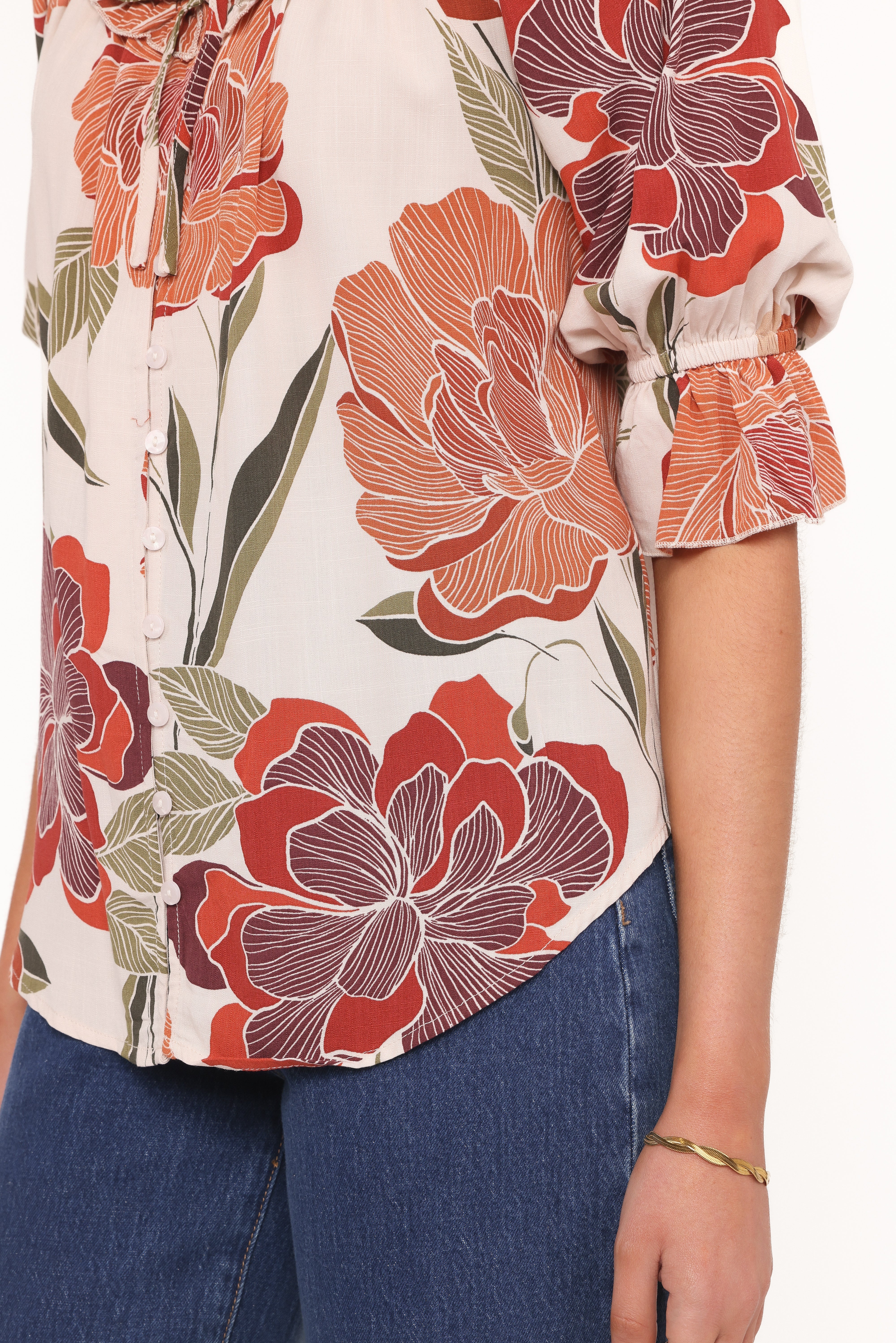 Bertha Top Fall Floral