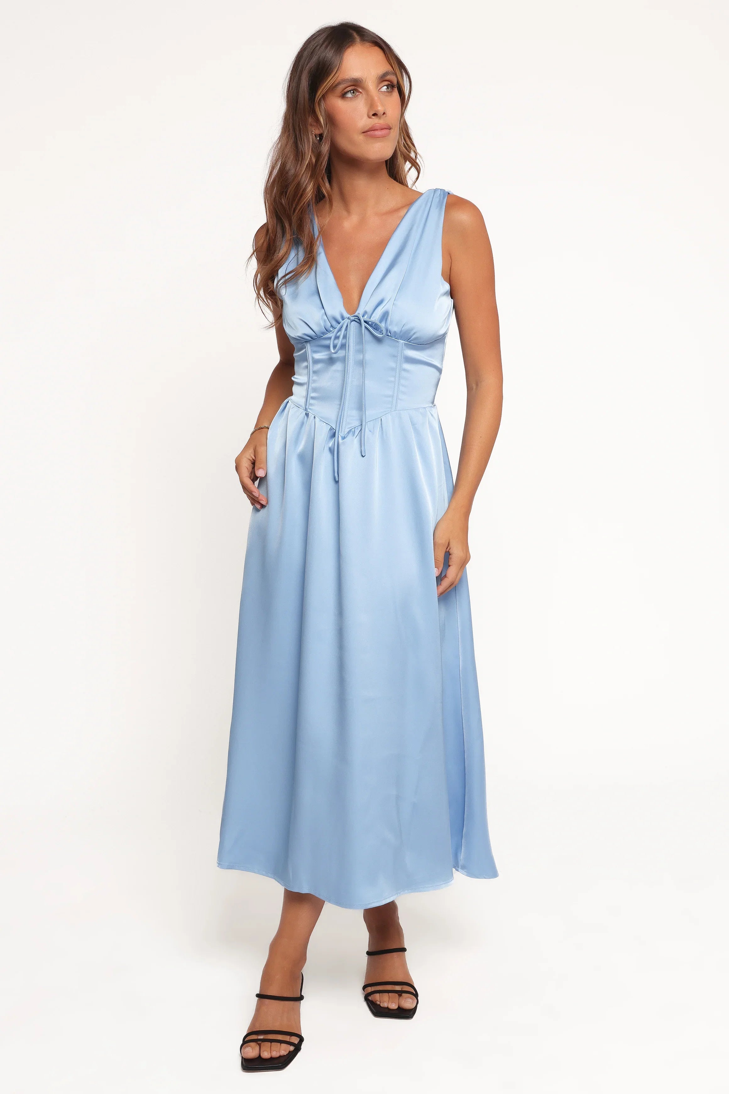 Verena Midi Dress Periwinkle Blue