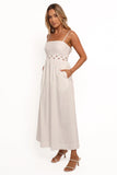 Angelus Midi Dress White