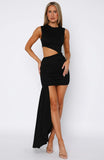 Smiling At You Mini Dress Black