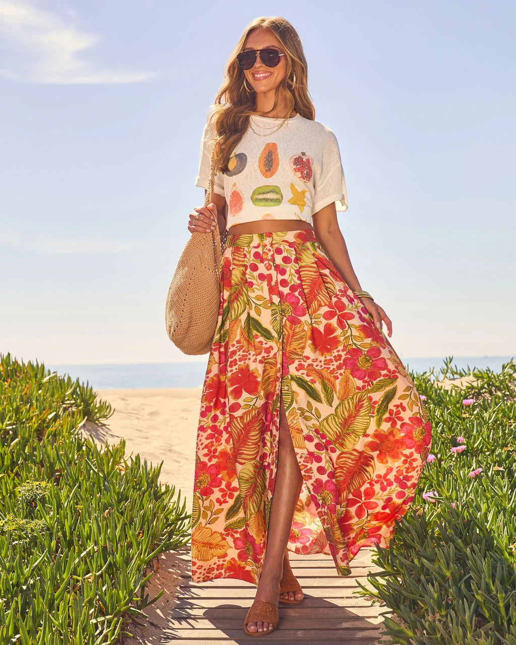 Island Fruit Short Sleeve Graphic Tee