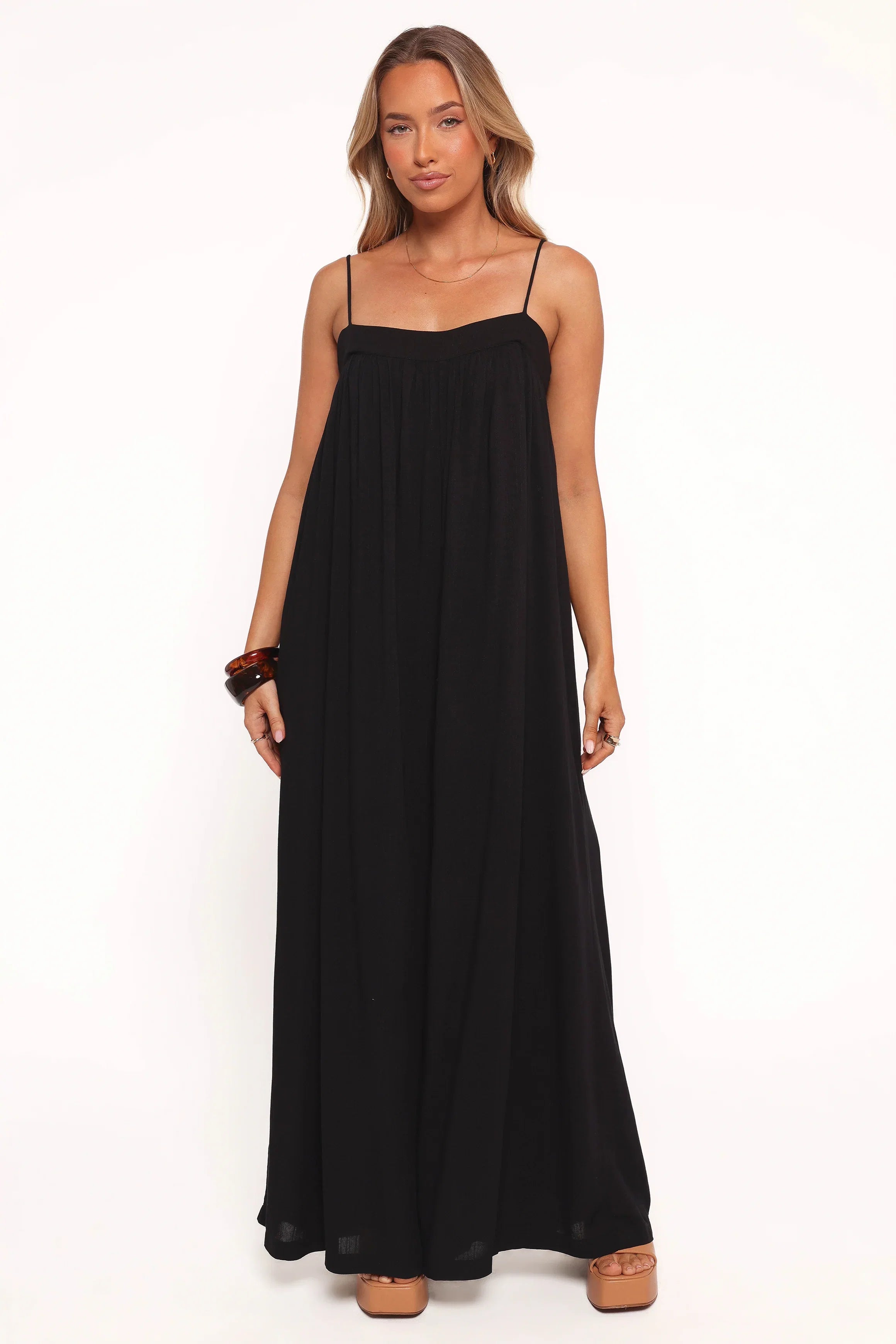 Abegail Flowy Jumpsuit Black