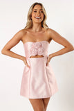 Te Amo Strapless Mini Dress Baby PInk