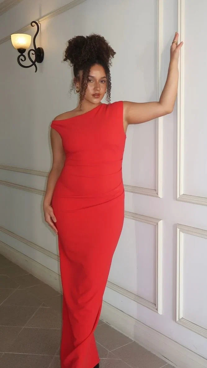 Lilah Maxi Dress Red