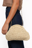 Bett Clutch Bag Natural Raffia