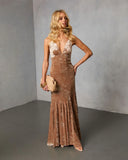 Sloanna Velvet Maxi Dress