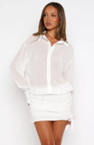 Youll Remember Me Mini Dress White