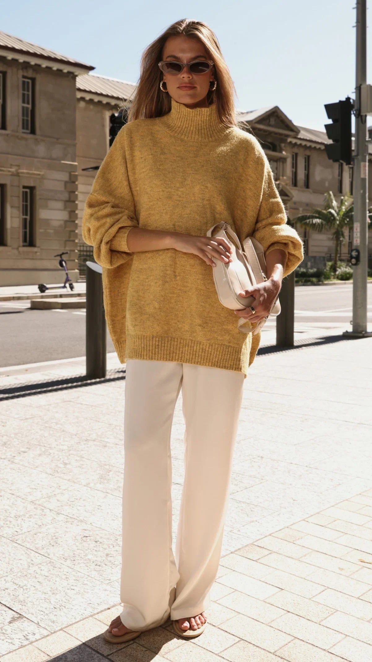 Harita Knitted Sweater Mustard