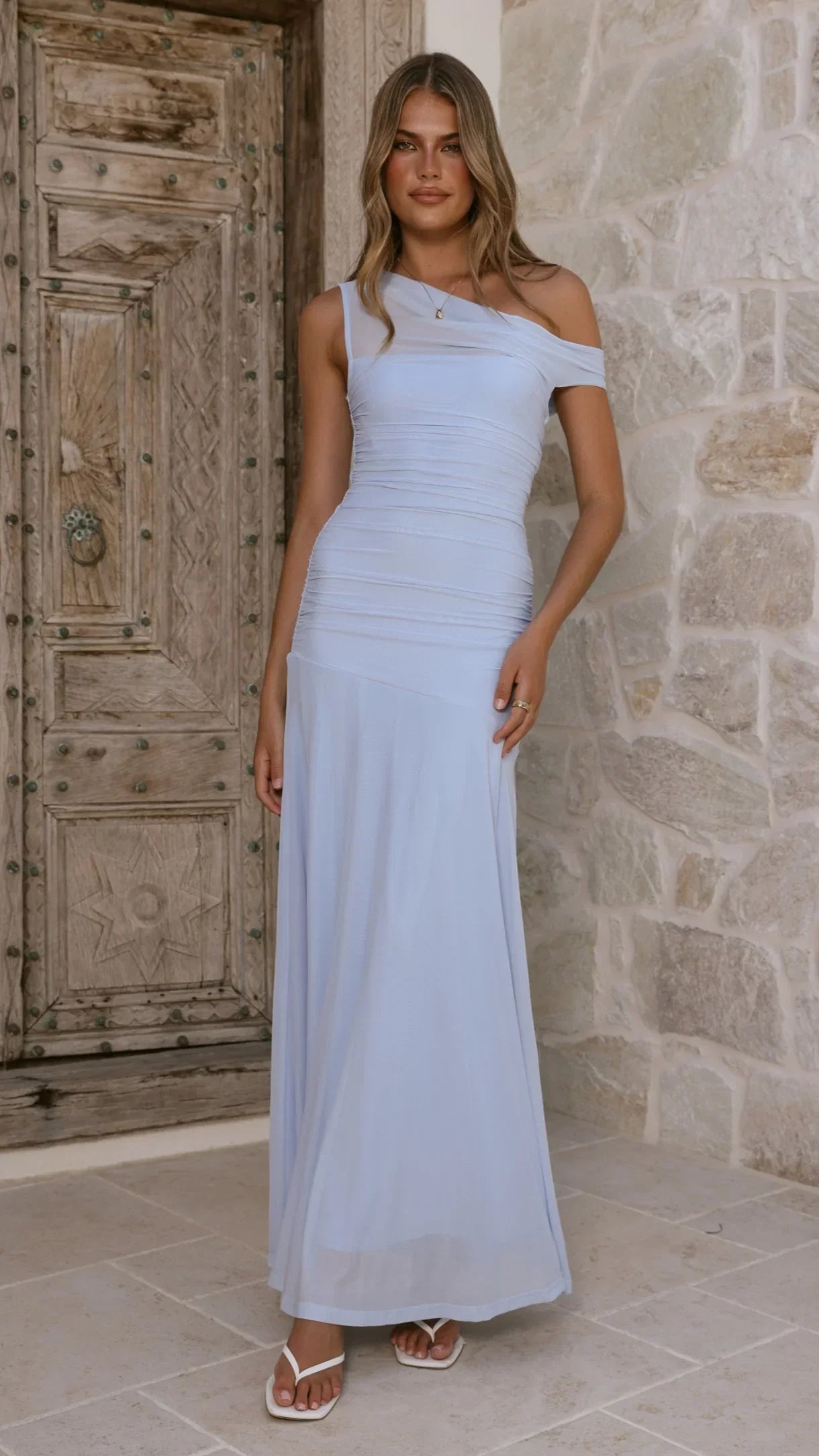 Malayah Maxi Dress Blue