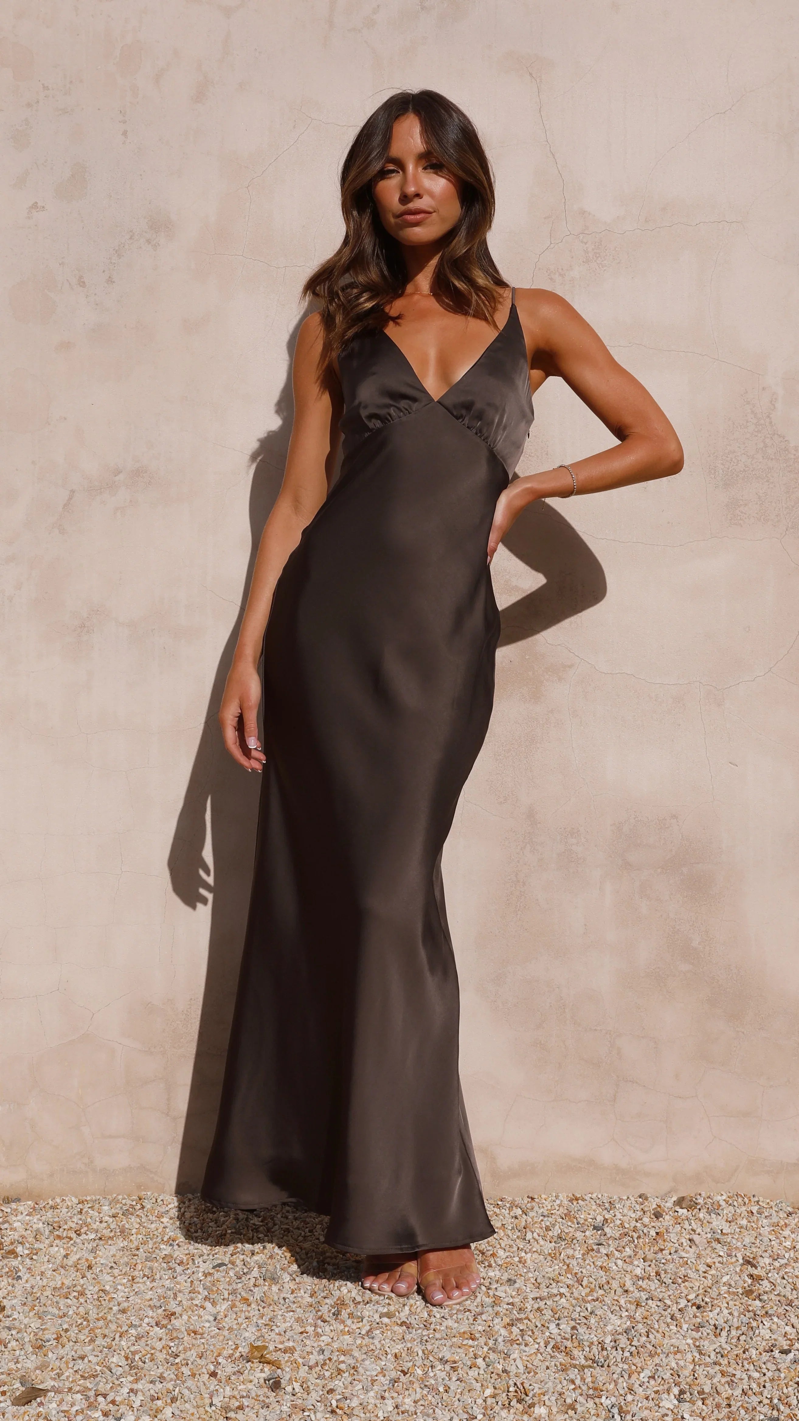 Ziah Maxi Dress Espresso