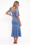 Eugenia Midi Dress Indigo Denim