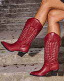 Marison Leather Western Boots