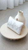 Wifey Satin Clutch Gold