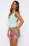 Nostalgic Nights Sequin Top Mint