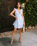 Uma Smocked Tiered Mini Dress