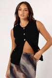 Blair Knit Vest Black