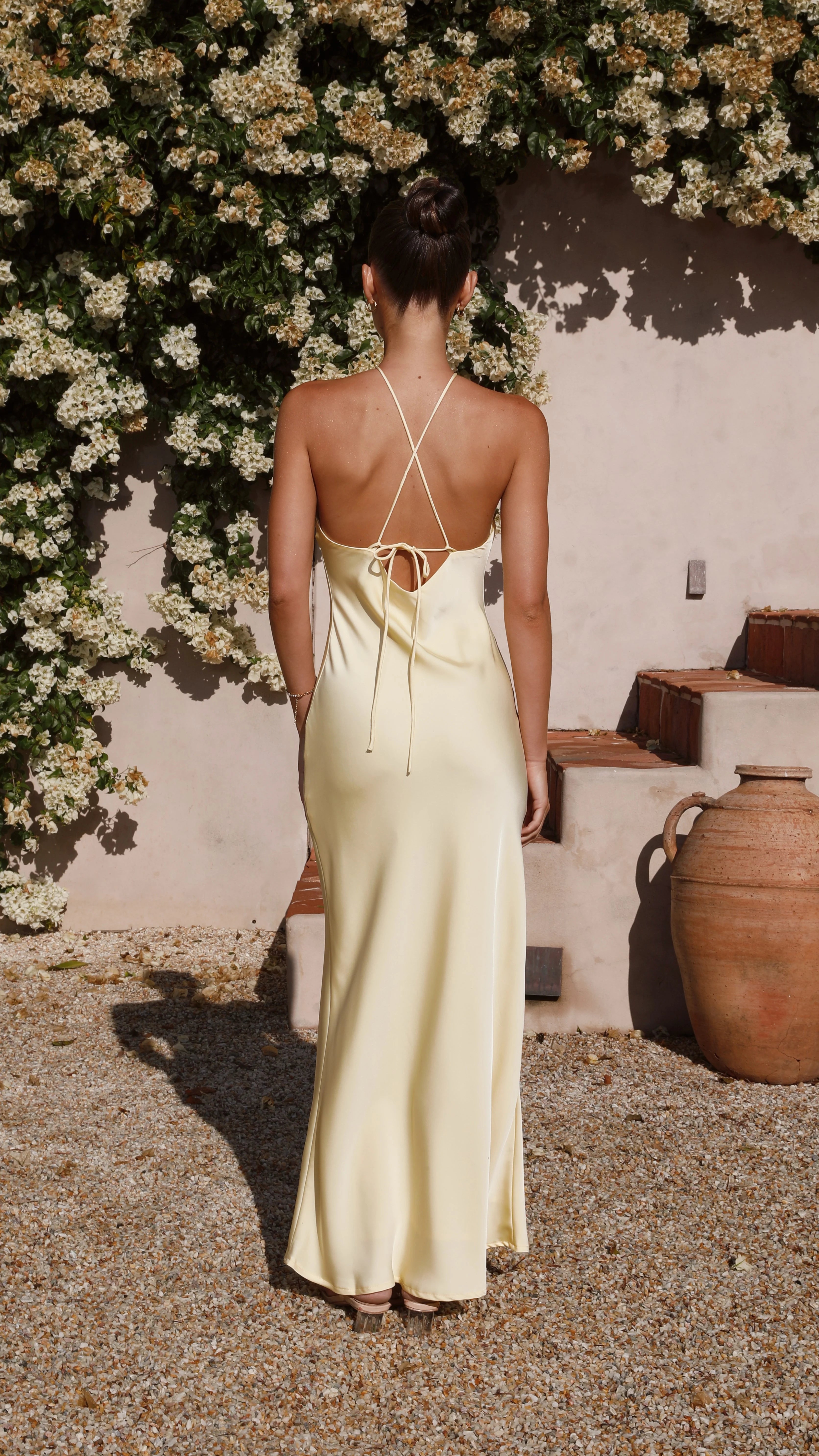 Chiara Maxi Dress Lemon
