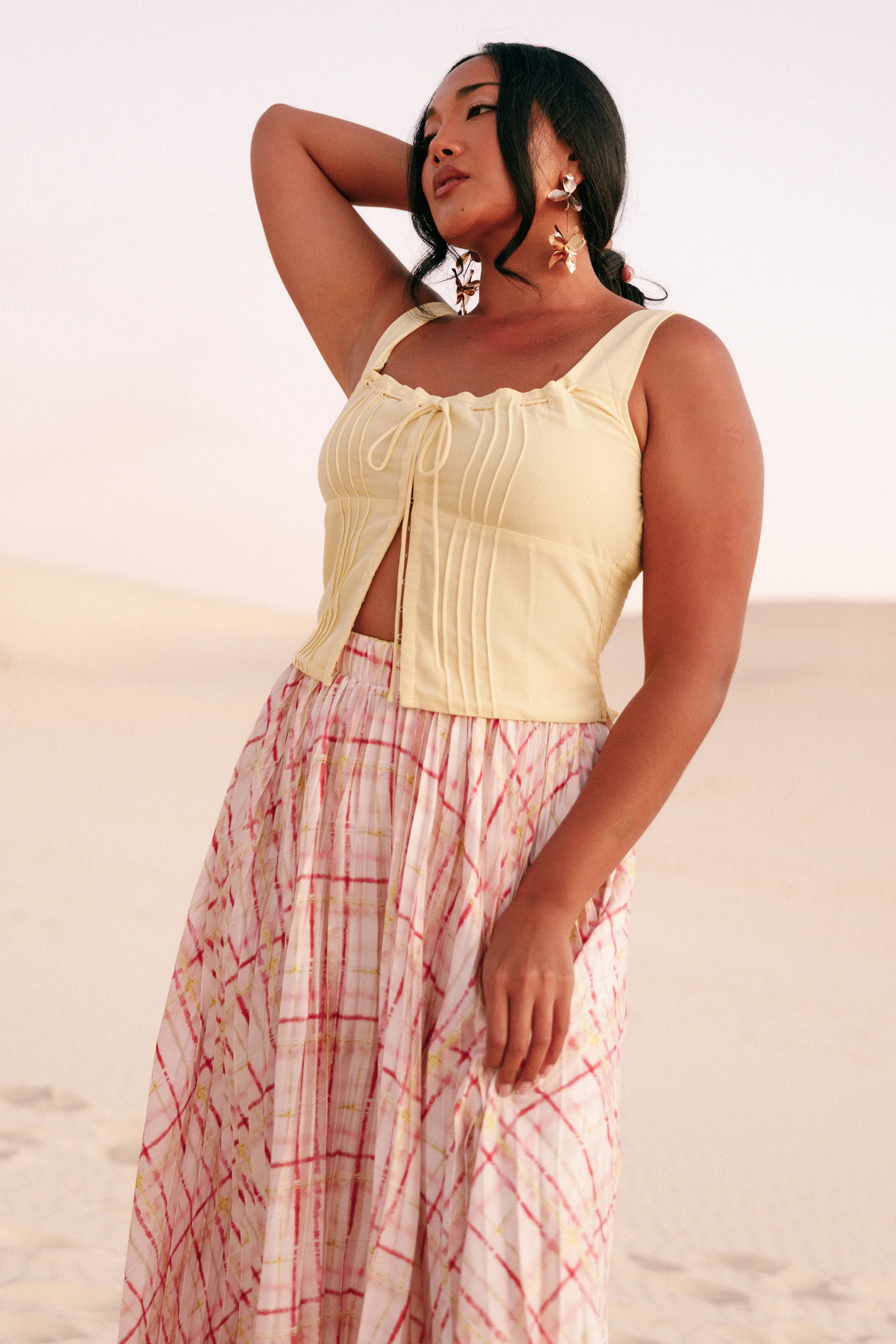 Alice Corset Top Honeysuckle Yellow