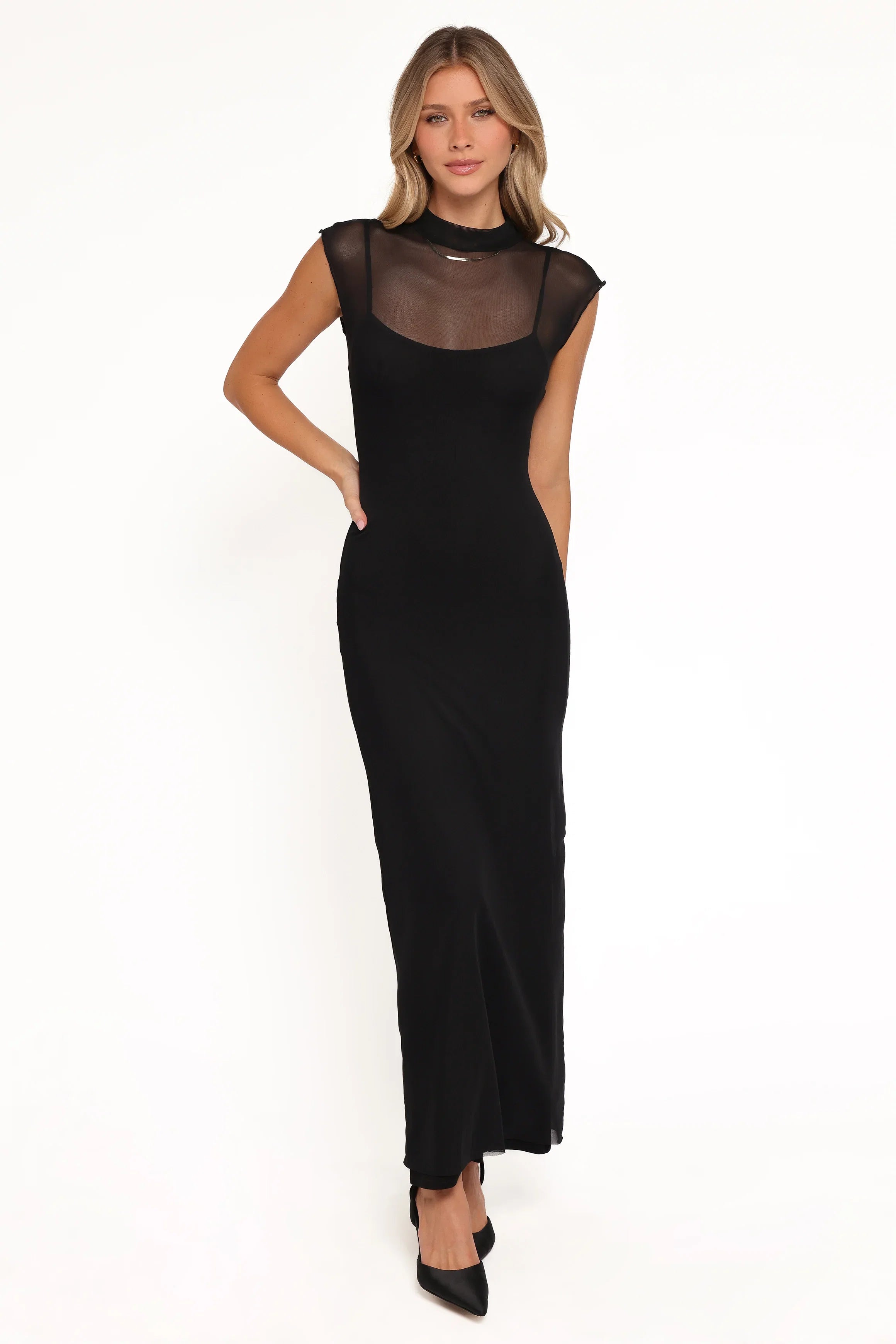 Charice Midi Dress Black
