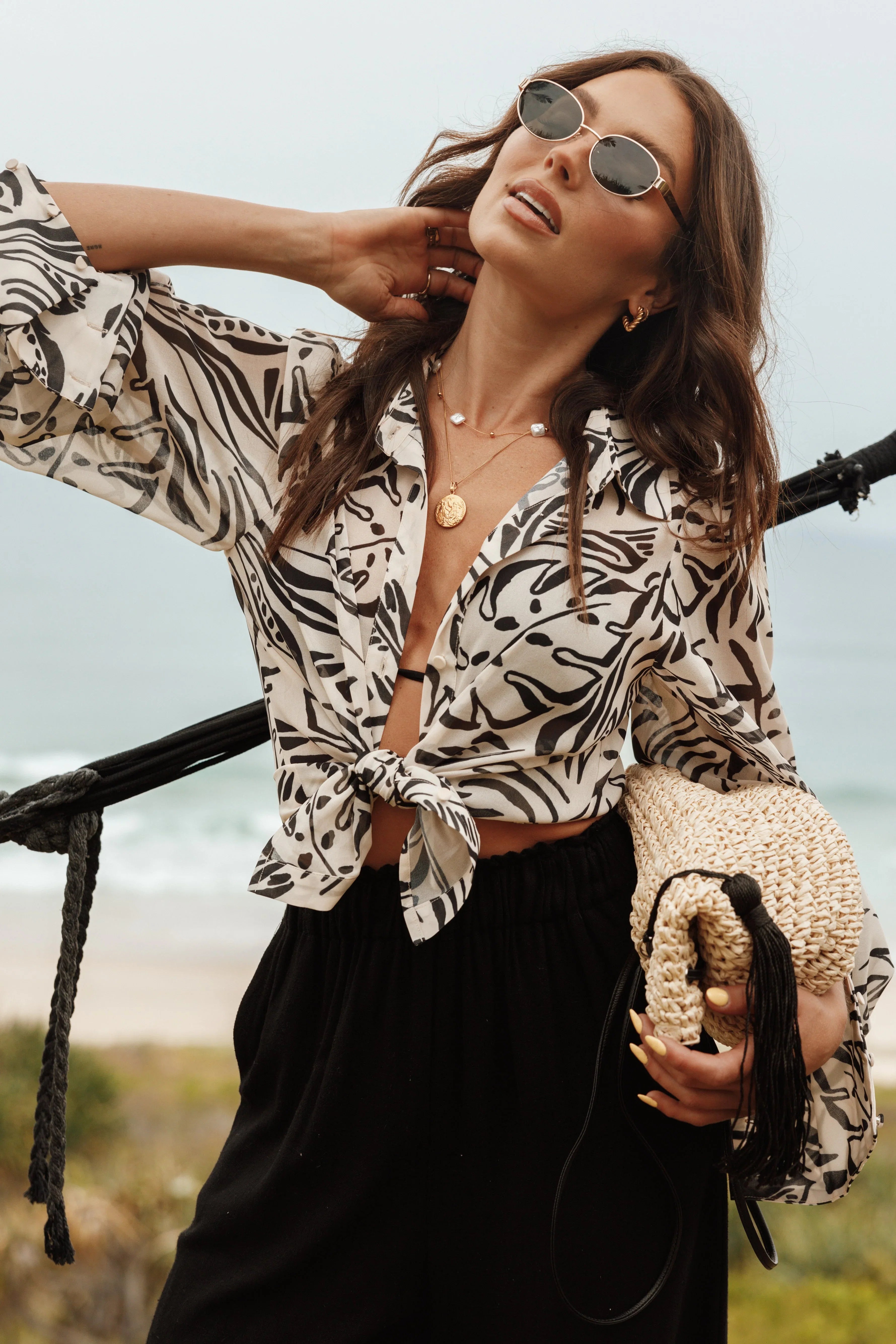 Fleetwood Blouse Santino Print