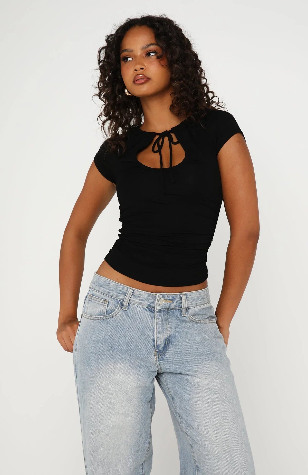 Love Is The Answer Top Black
