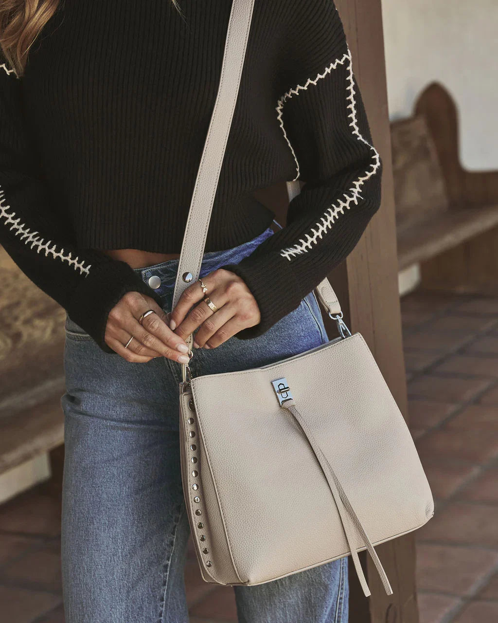 My Beau Leather Bucket Bag