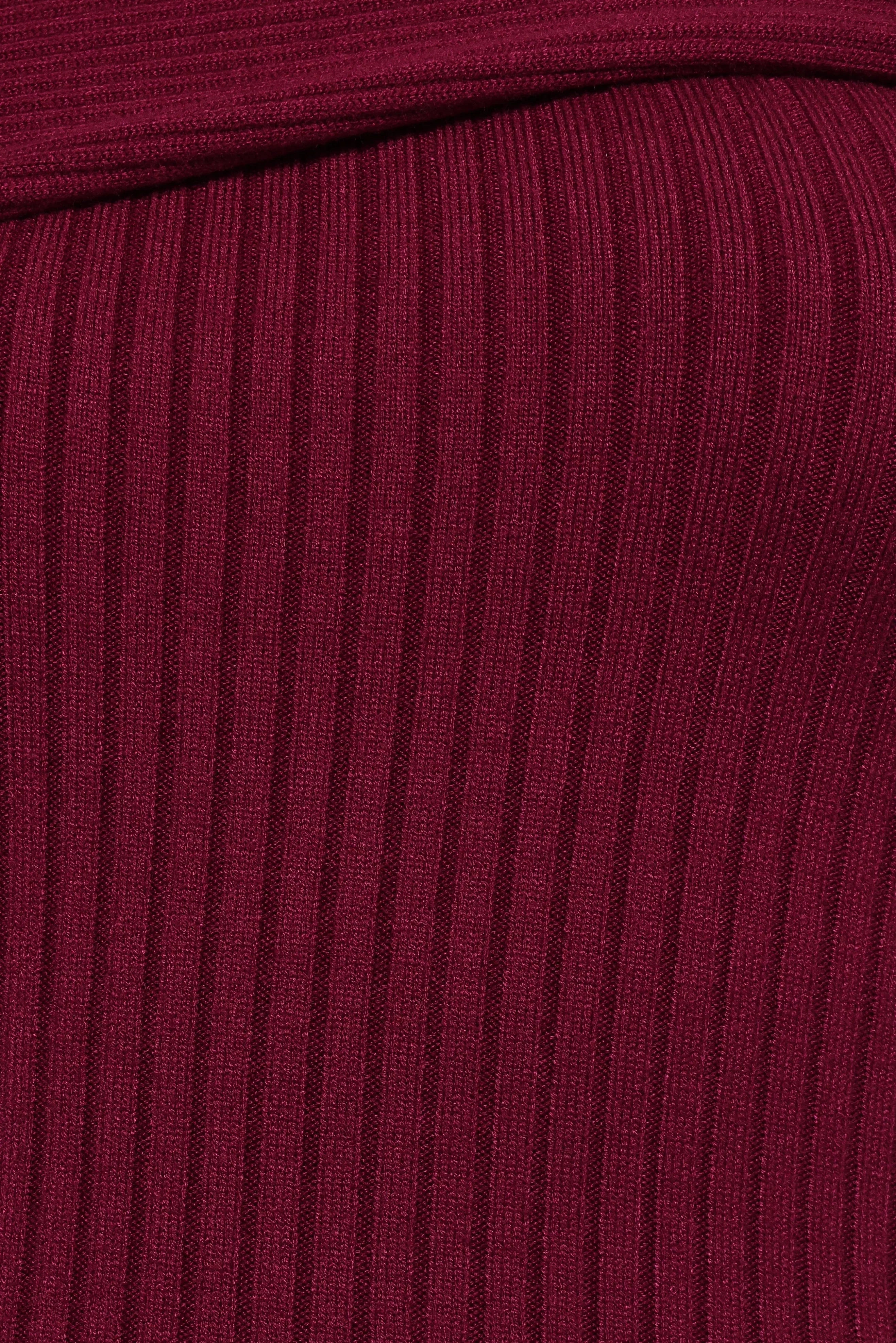 Cammie Long Sleeve Midi Dress Fuchsia