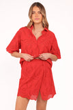 Gallie Skirt Set Red
