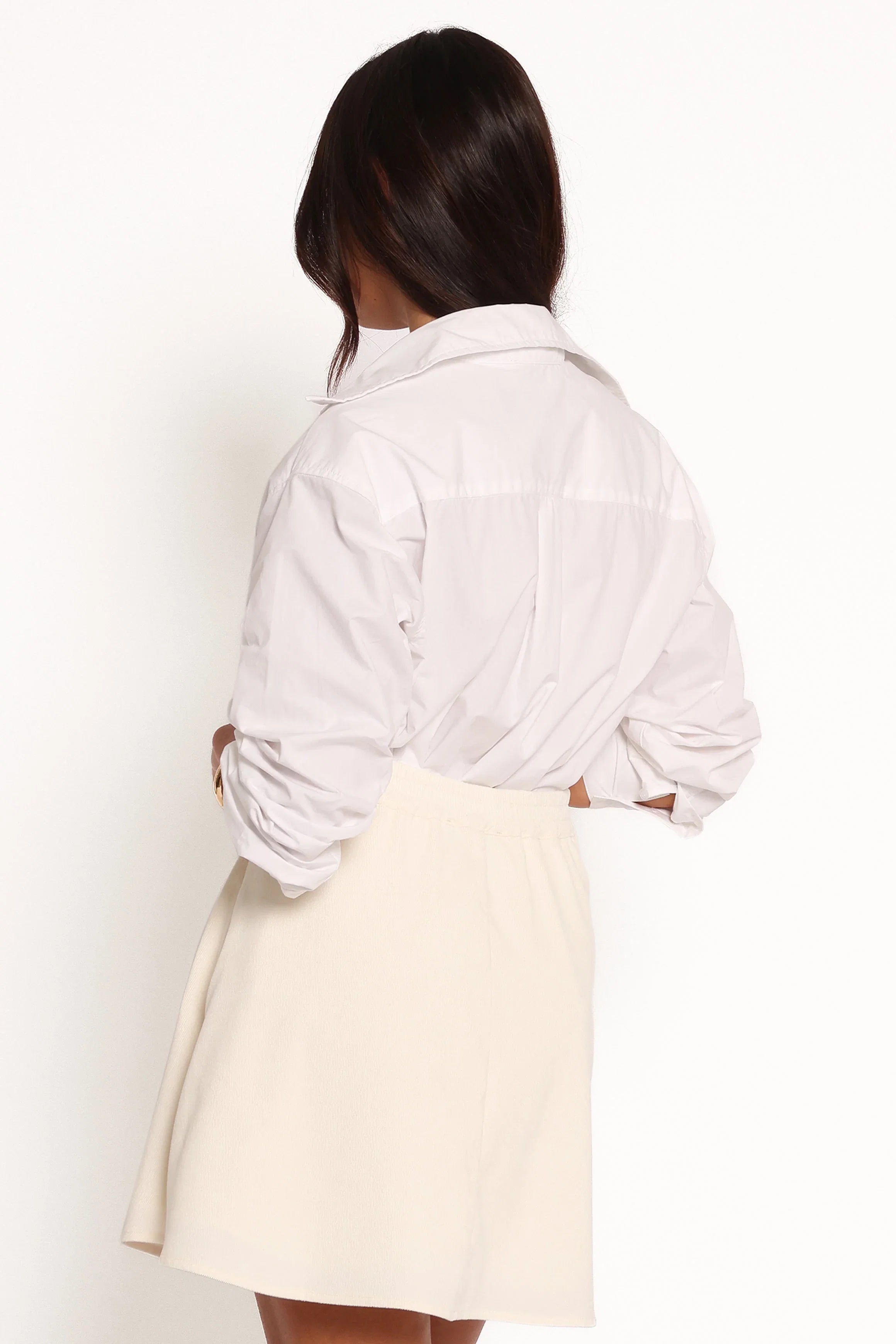 Tammy Cord Skirt Cream