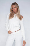 Please Be Mine Knit Sweater Off White