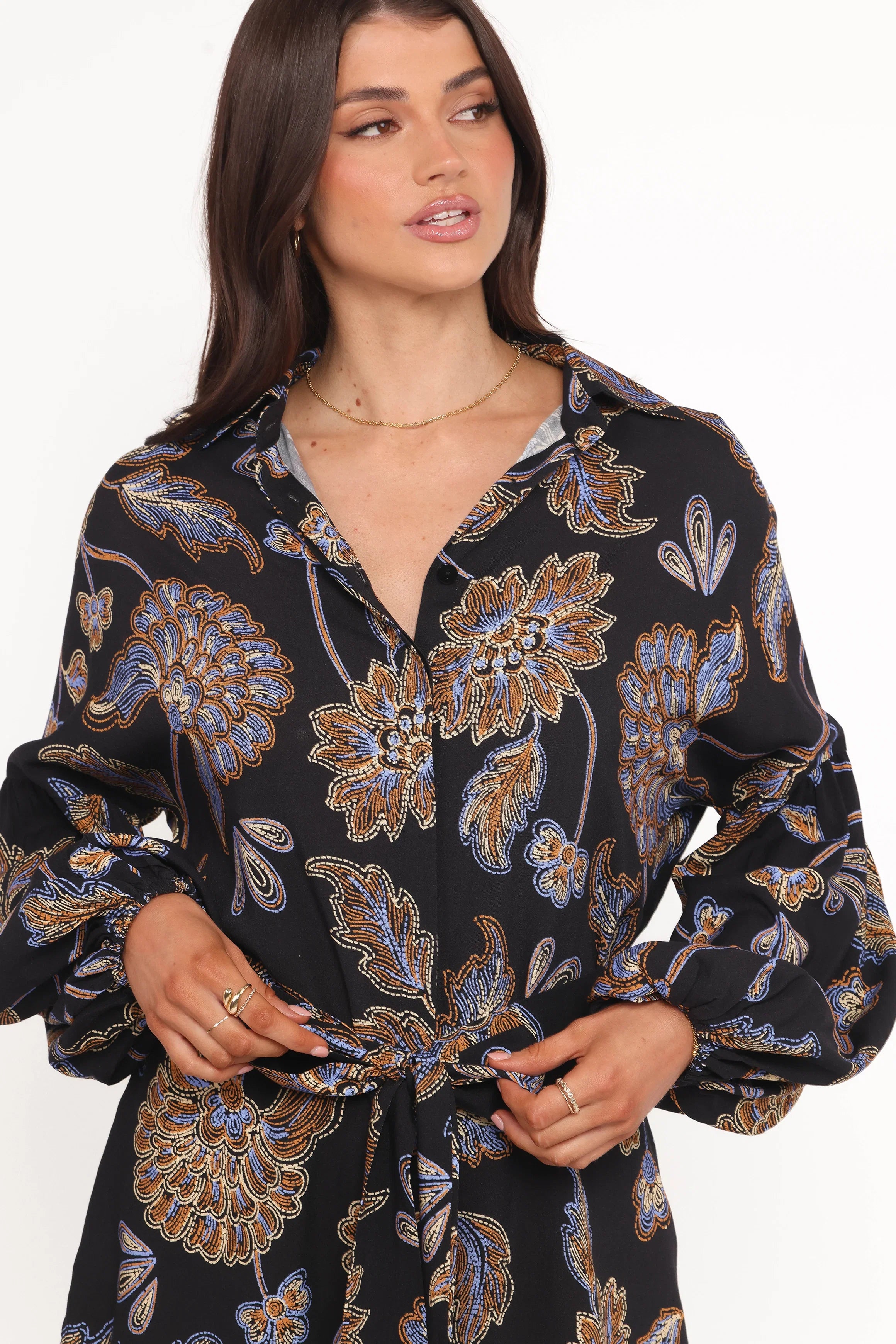 Pali Romper Black Floral