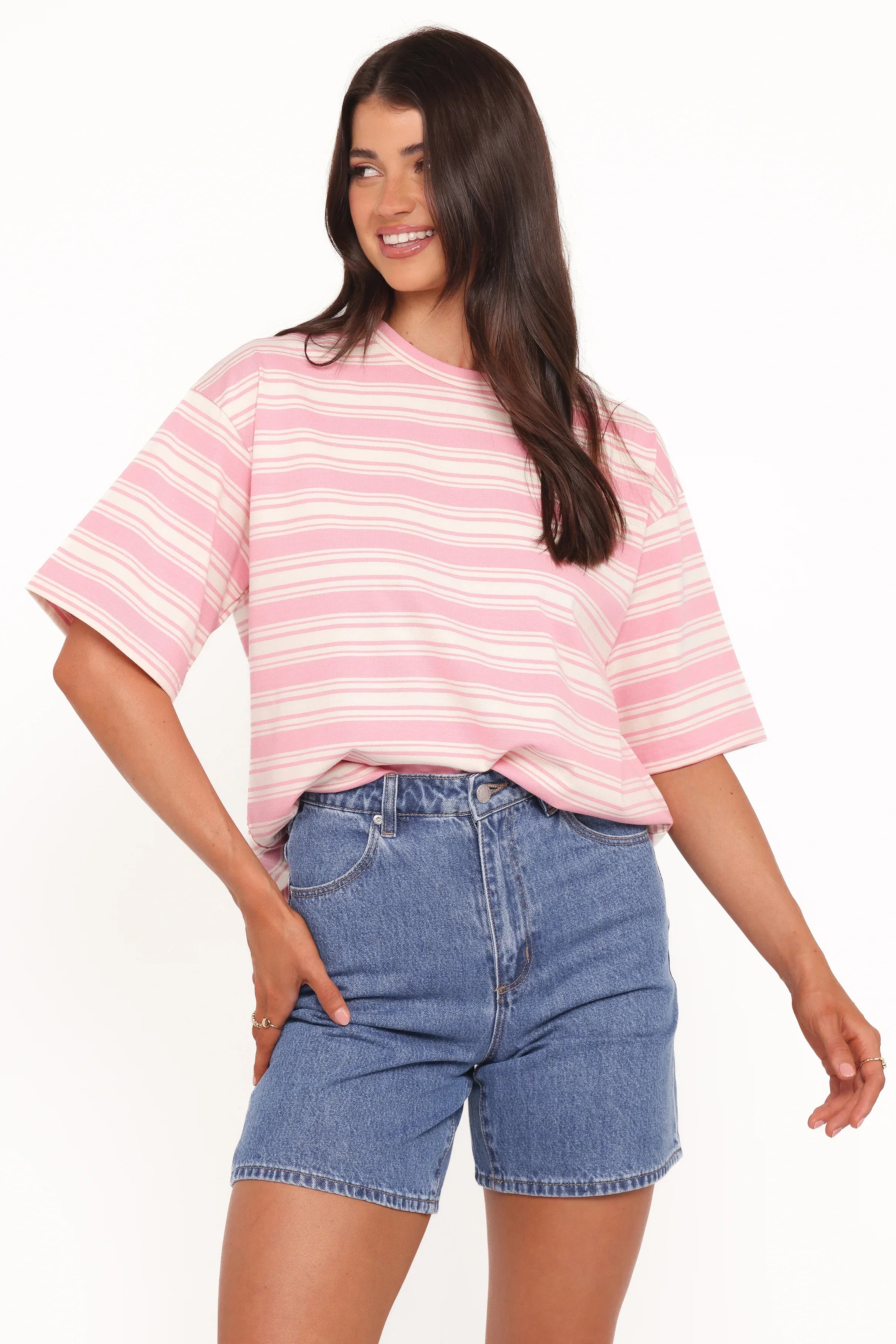 Zestora Tee White Pink