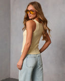 Veneta Ribbed Tank Top